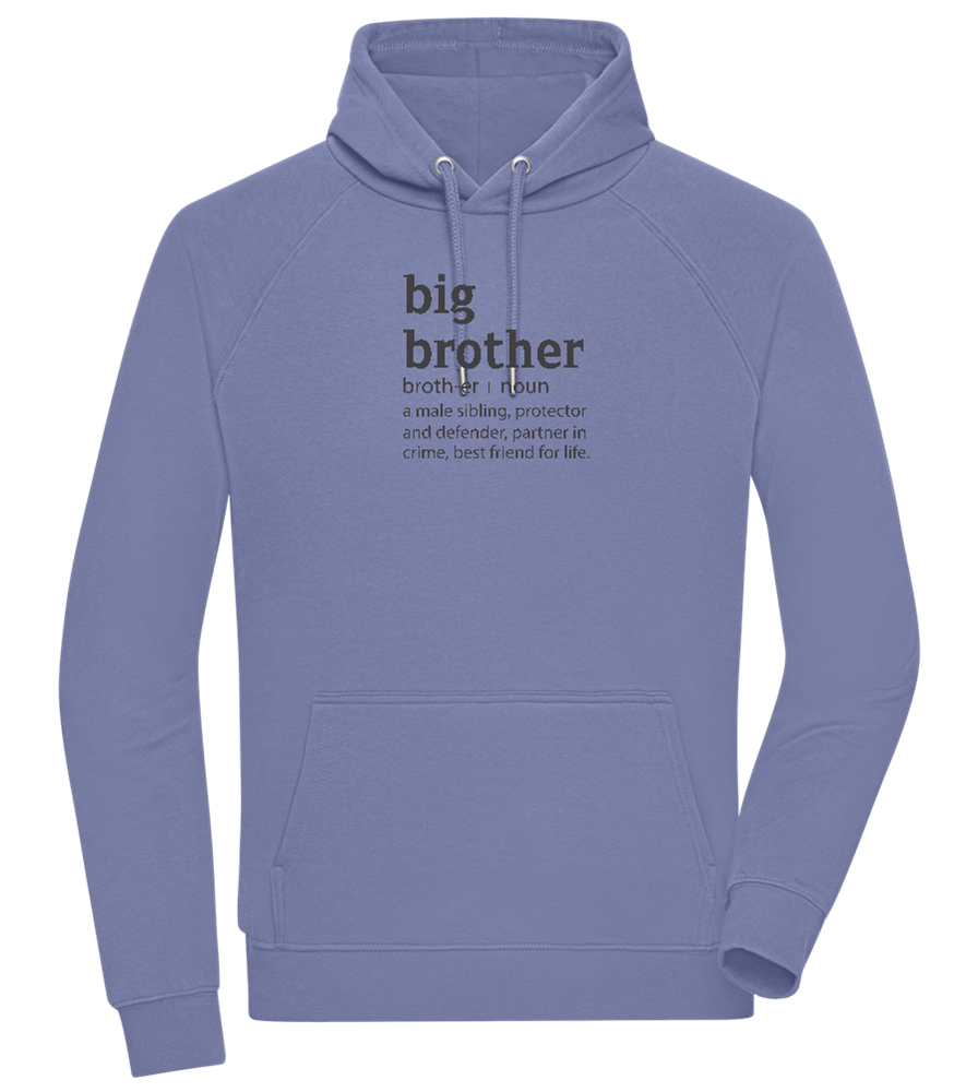 Big Brother Meaning Design - Comfort unisex hoodie_BLUE_front