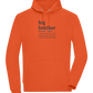 Big Brother Meaning Design - Comfort unisex hoodie_BURNT ORANGE_front