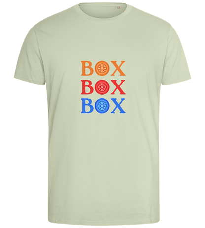 Box Box Box Design - Comfort men's fitted t-shirt_SILESTONE_front