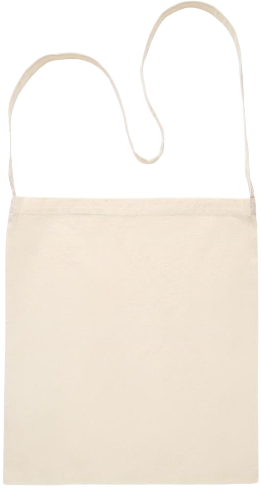 A Huge Cocktail Design - Essential cross shoulder cotton tote bag_BEIGE_back