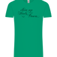 Chin Up Heels Down Design - Comfort Unisex T-Shirt_SPRING GREEN_front