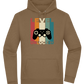 Level Unlocked Game Controller Design - Premium Essential Unisex Hoodie_ARMY_front