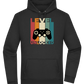 Level Unlocked Game Controller Design - Premium Essential Unisex Hoodie_BLACK_front