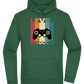 Level Unlocked Game Controller Design - Premium Essential Unisex Hoodie_GREEN BOTTLE_front