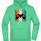 Level Unlocked Game Controller Design - Premium Essential Unisex Hoodie_SPRING GREEN_front