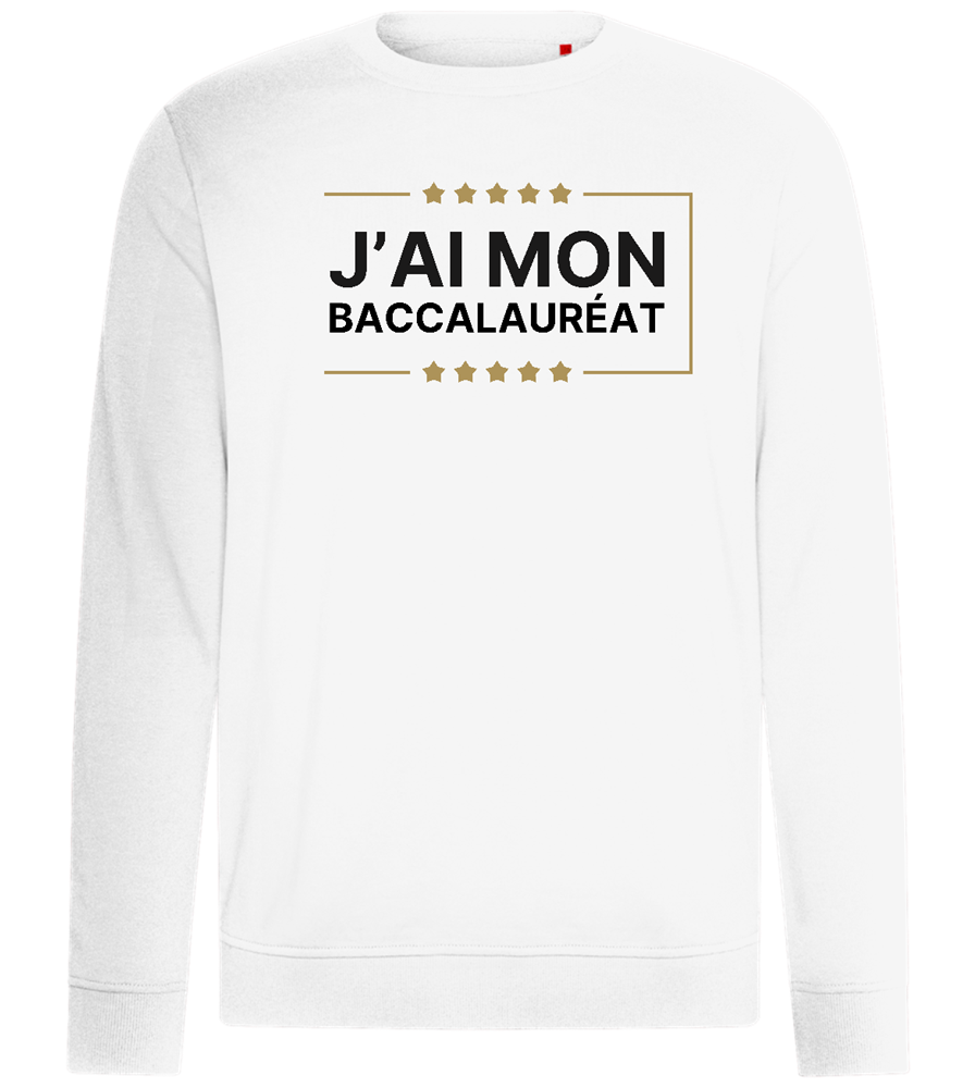 J'ai Mon Bac Design - Comfort unisex sweater_WHITE_front