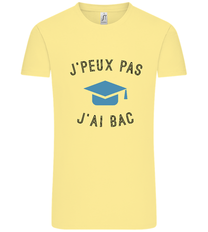 J'peux Pas J'ai Bac Design - Comfort Unisex T-Shirt_AMARELO CLARO_front