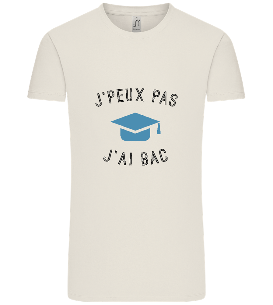 J'peux Pas J'ai Bac Design - Comfort Unisex T-Shirt_ECRU_front