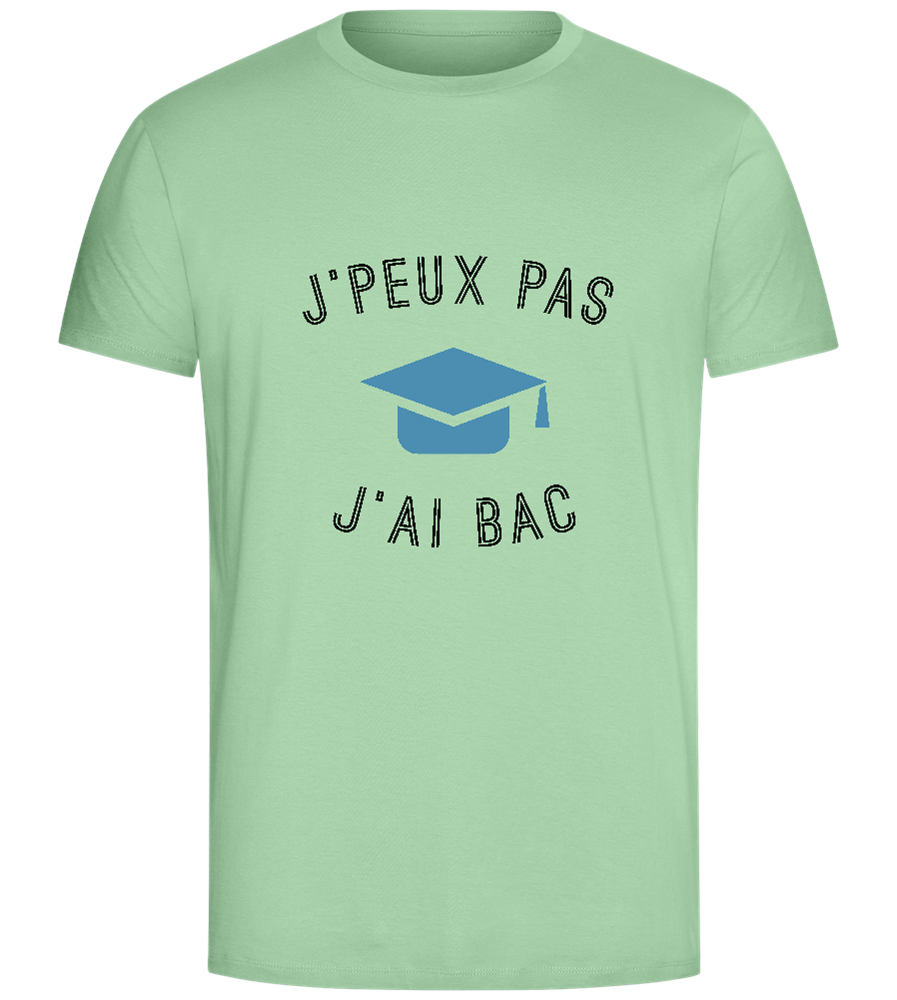 J'peux Pas J'ai Bac Design - Comfort Unisex T-Shirt_ICE GREEN_front