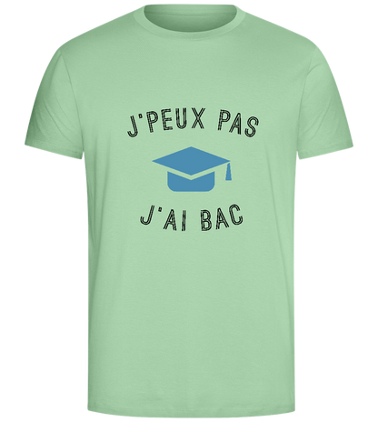 J'peux Pas J'ai Bac Design - Comfort Unisex T-Shirt_ICE GREEN_front