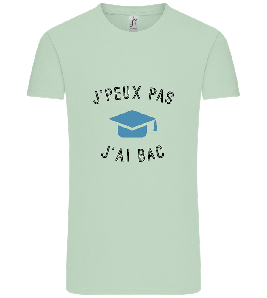 J'peux Pas J'ai Bac Design - Comfort Unisex T-Shirt_ICE GREEN_front