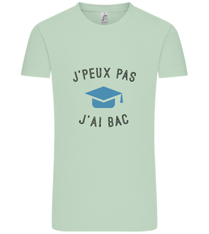J'peux Pas J'ai Bac Design - Comfort Unisex T-Shirt_ICE GREEN_front