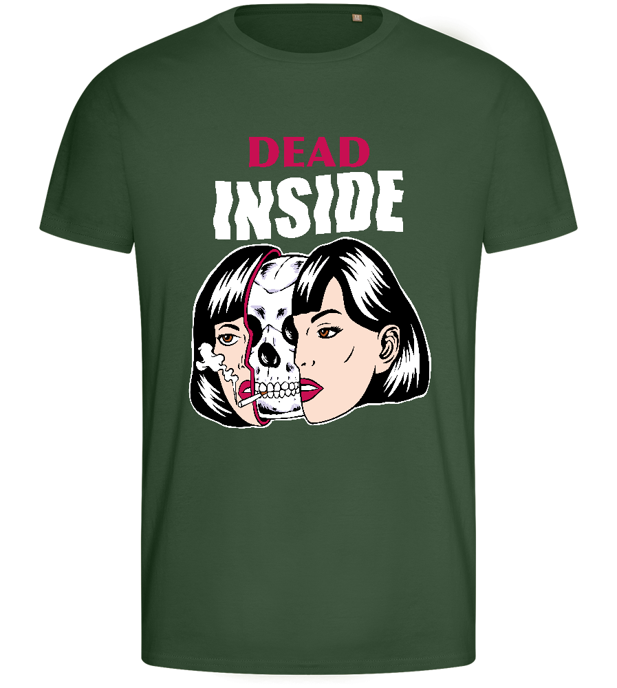 Dead Inside Design - Basic men's fitted t-shirt_GREEN BOTTLE_front