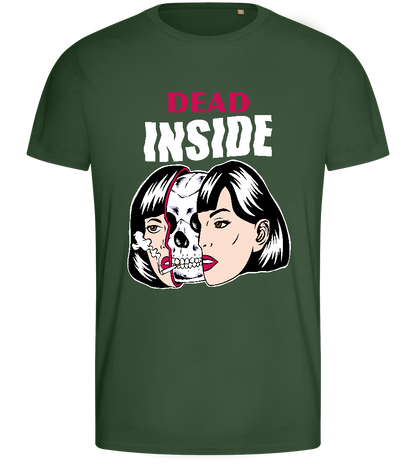 Dead Inside Design - Basic men's fitted t-shirt_GREEN BOTTLE_front