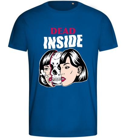 Dead Inside Design - Basic men's fitted t-shirt_ROYAL_front