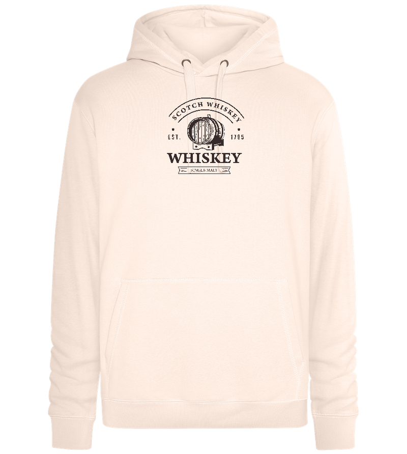 Scotch Whiskey Design - Premium unisex hoodie_LIGHT PEACH ROSE_front