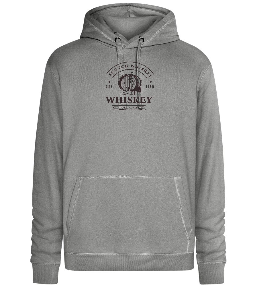 Scotch Whiskey Design - Premium unisex hoodie_ORION GREY II_front