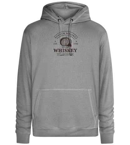 Scotch Whiskey Design - Premium unisex hoodie_ORION GREY II_front