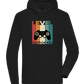 Level Unlocked Game Controller Design - Premium unisex hoodie_BLACK_front