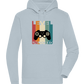 Level Unlocked Game Controller Design - Premium unisex hoodie_CREAMY BLUE_front