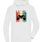 Level Unlocked Game Controller Design - Premium unisex hoodie_WHITE_front