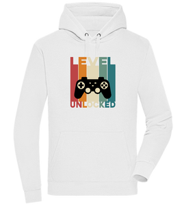 Level Unlocked Game Controller Design - Premium unisex hoodie