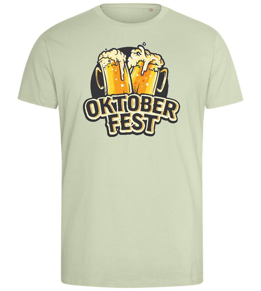 Oktoberfest Beers Design - Comfort men's fitted t-shirt_SILESTONE_front