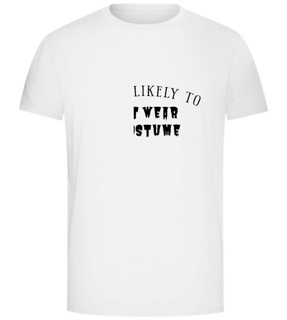 To Not Wear a Costume Design - Comfort Unisex T-Shirt_WHITE_front