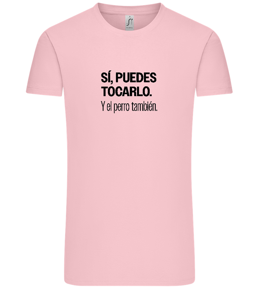 Puedes Rocarlo Design - Comfort Unisex T-Shirt_CANDY PINK_front