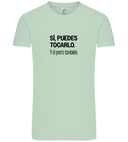 Puedes Rocarlo Design - Comfort Unisex T-Shirt_ICE GREEN_front