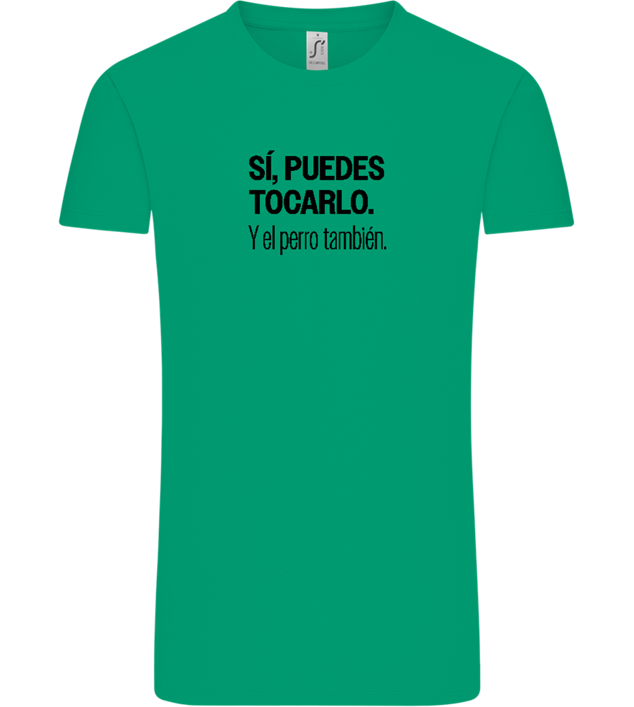 Puedes Tocarlo Design - Comfort Unisex T-Shirt_SPRING GREEN_front