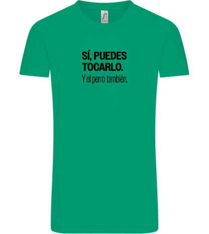 Puedes Tocarlo Design - Comfort Unisex T-Shirt_SPRING GREEN_front