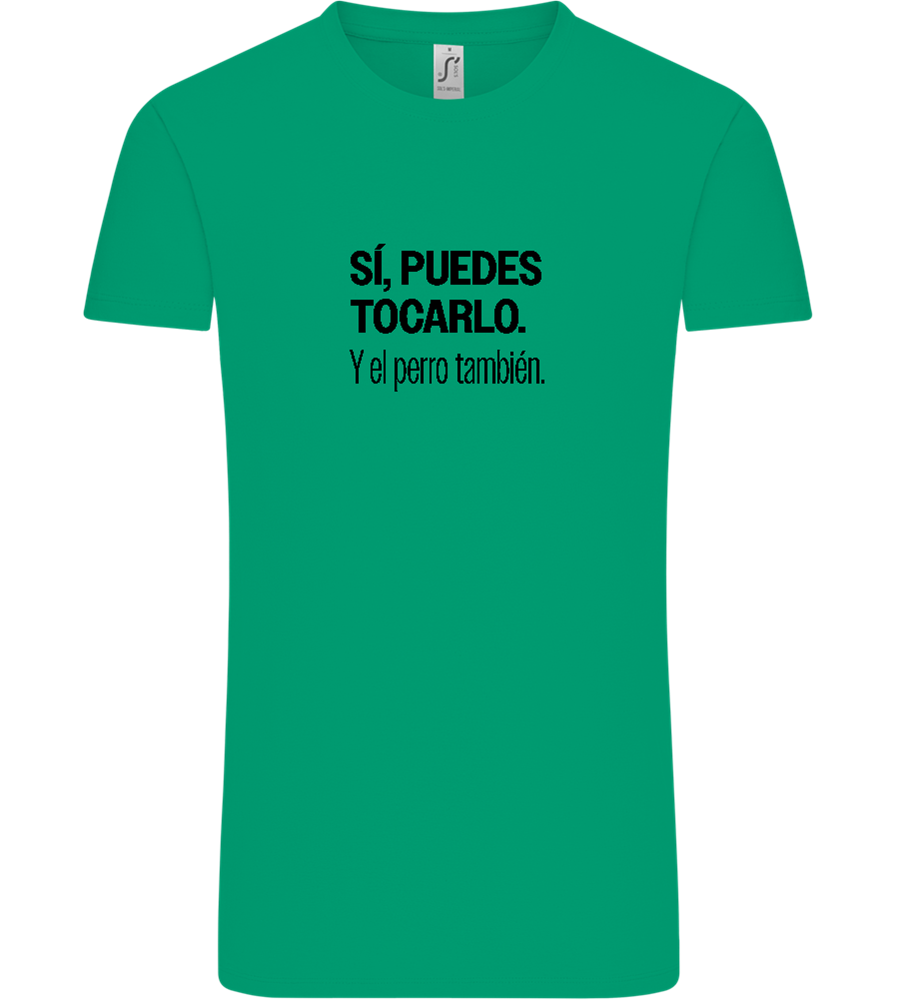 Puedes Rocarlo Design - Comfort Unisex T-Shirt_SPRING GREEN_front