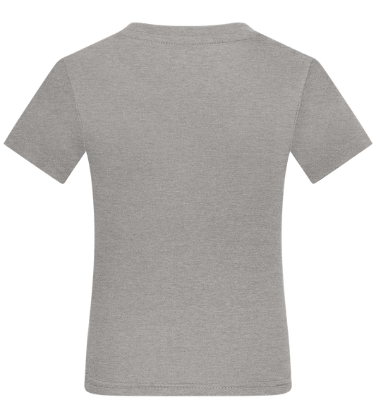 Think Positive Rainbow Design - Comfort kids fitted t-shirt_ORION GREY_back