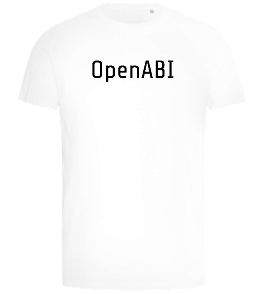 OpenABI Design - Comfort men's t-shirt_WHITE_front