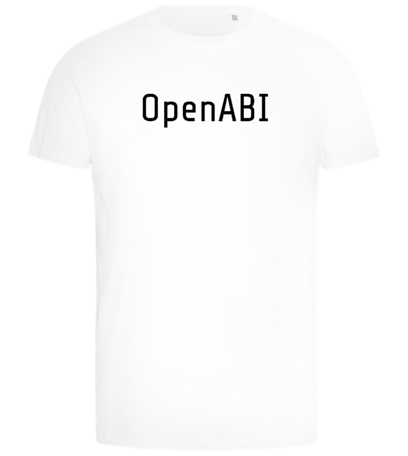 OpenABI Design - Comfort men's t-shirt_WHITE_front