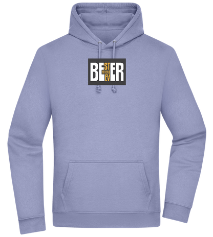 Beer Best Friend Design - Premium Essential Unisex Hoodie_BLUE_front