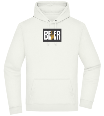 Beer Best Friend Design - Premium Essential Unisex Hoodie_CREAMY GREEN_front