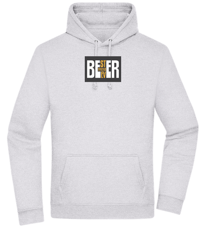 Beer Best Friend Design - Premium Essential Unisex Hoodie_ORION GREY II_front