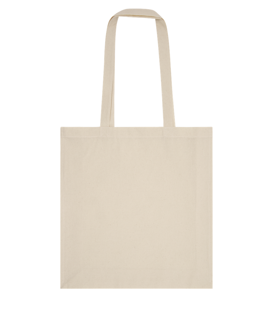 Essential cotton shopping bag_BEIGE_front