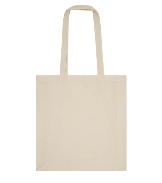 Essential cotton shopping bag_BEIGE_front