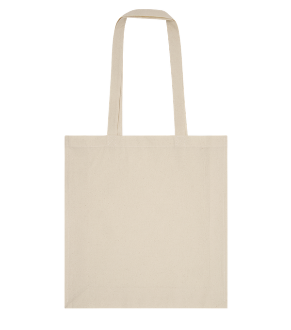 Essential cotton shopping bag_BEIGE_front