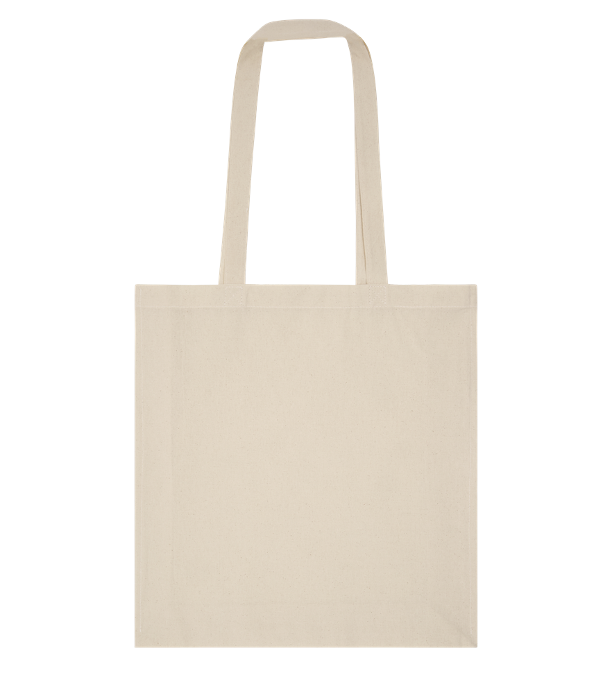 Essential cotton shopping bag_BEIGE_back