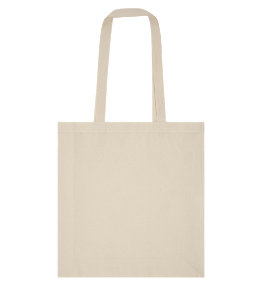 Essential cotton shopping bag_BEIGE_back