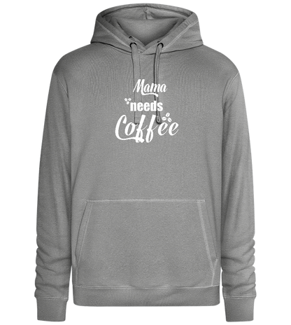 Needs Coffee Design - Premium unisex hoodie_ORION GREY II_front