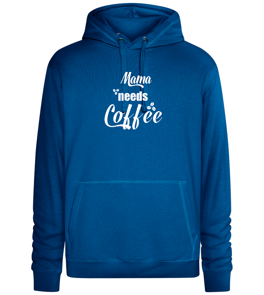 Needs Coffee Design - Premium unisex hoodie_ROYAL_front