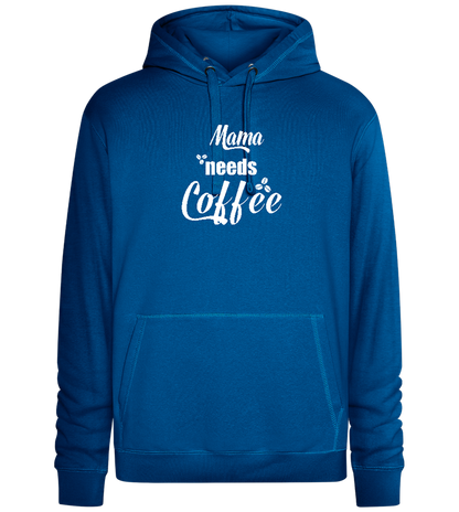 Needs Coffee Design - Premium unisex hoodie_ROYAL_front