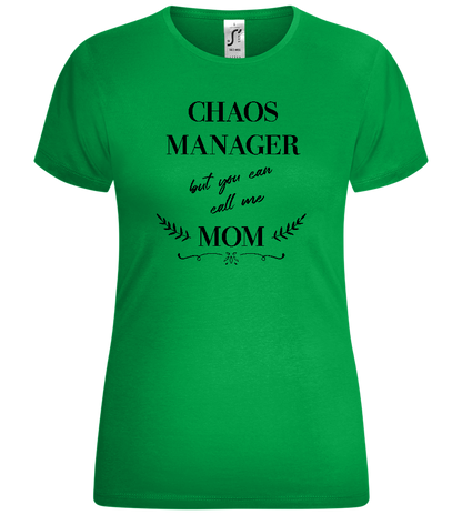 You Can Call Me Mom Design - Comfort women's t-shirt_MEADOW GREEN_front