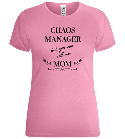 You Can Call Me Mom Design - Comfort women's t-shirt_PINK ORCHID_front