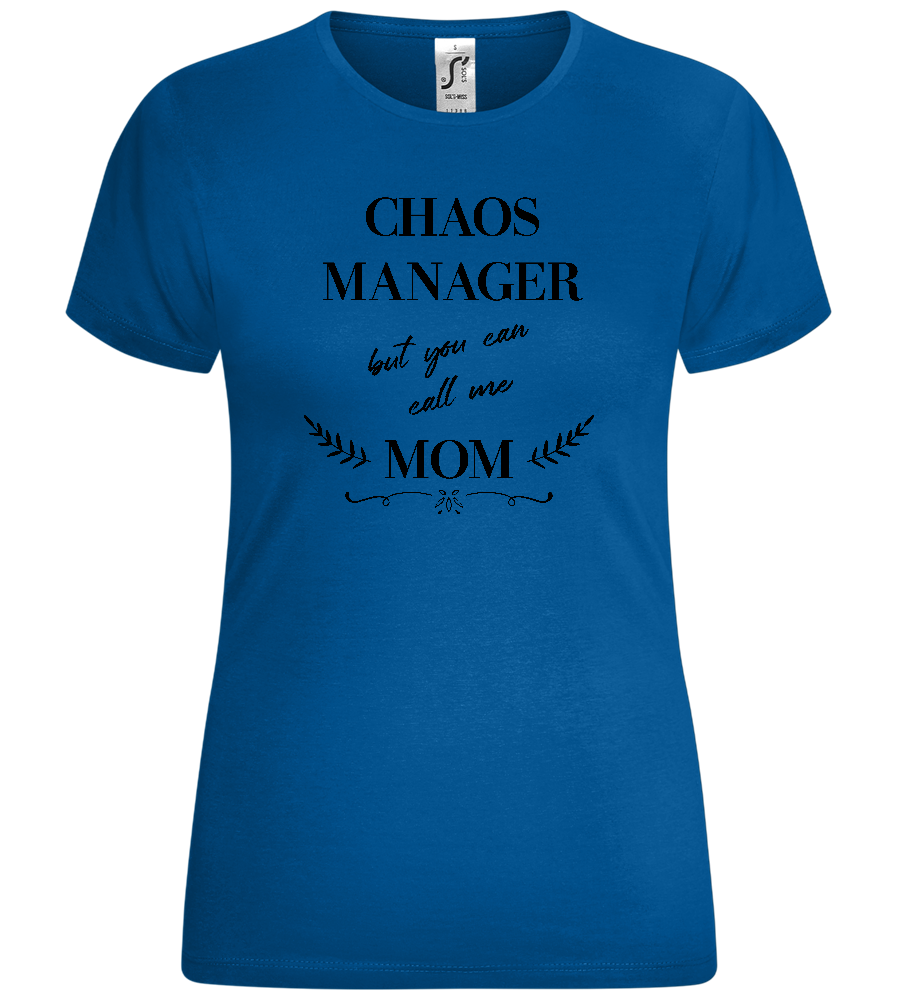 You Can Call Me Mom Design - Comfort women's t-shirt_ROYAL_front